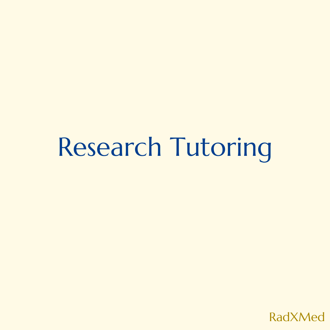 Research Tutoring